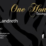Honey Ladrith Business Card Front