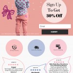 landing page sign up page