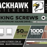 Label 1000 Pack Screws